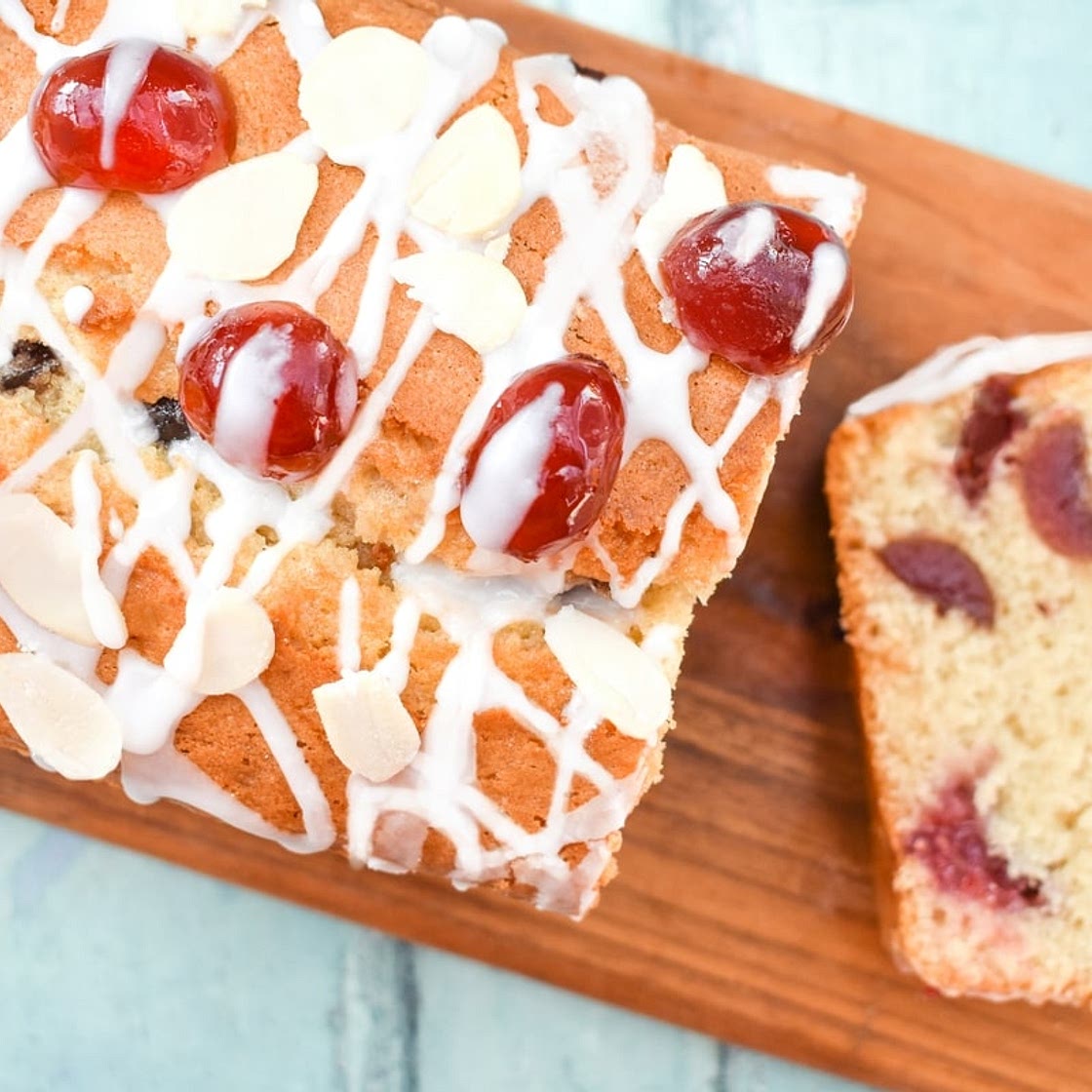 Vegan Cherry Bakewell Cake