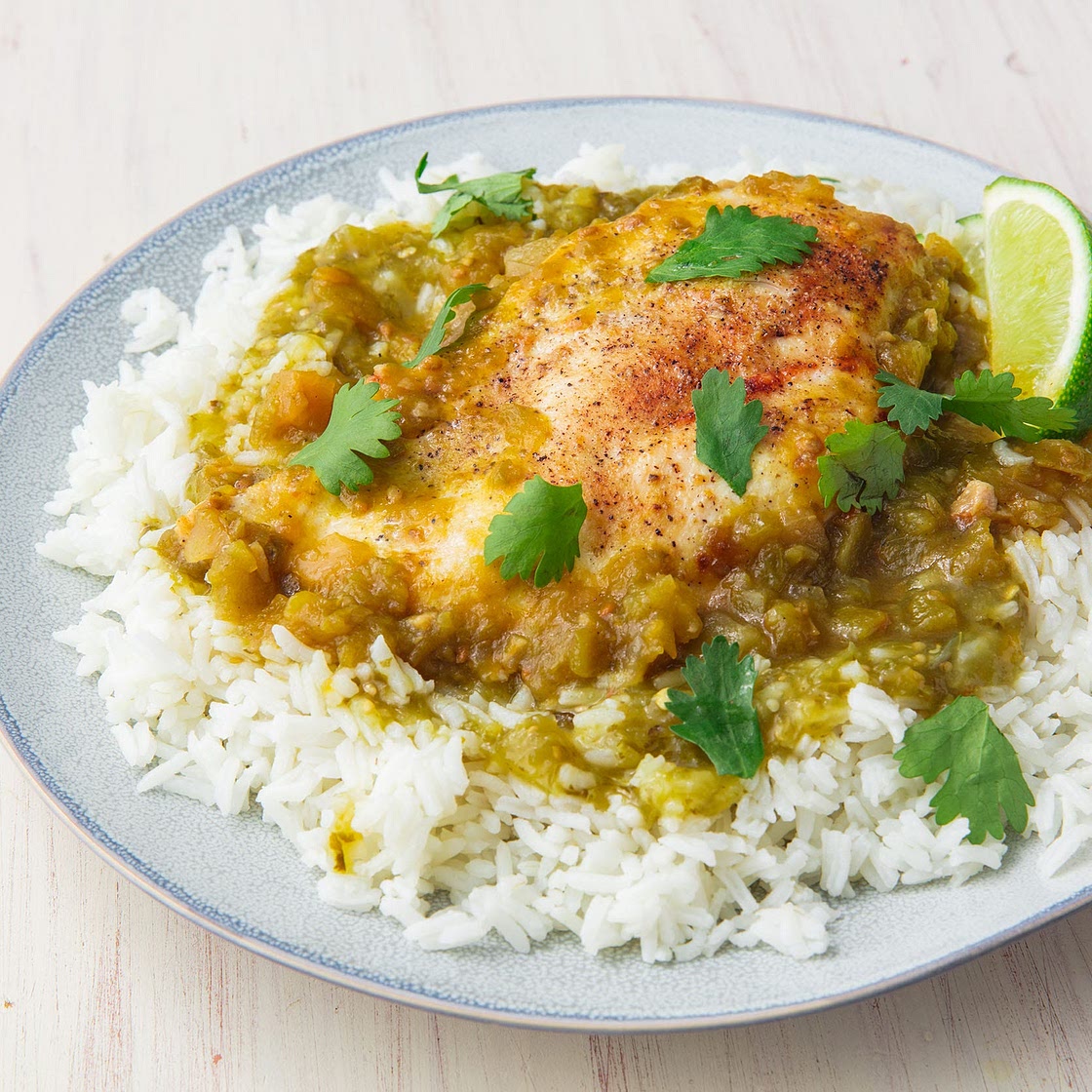 Baked Salsa Verde Chicken