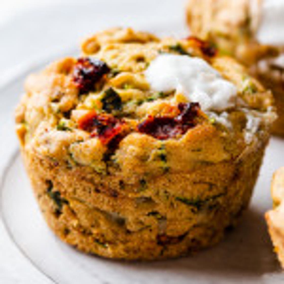 Savoury vegan muffins