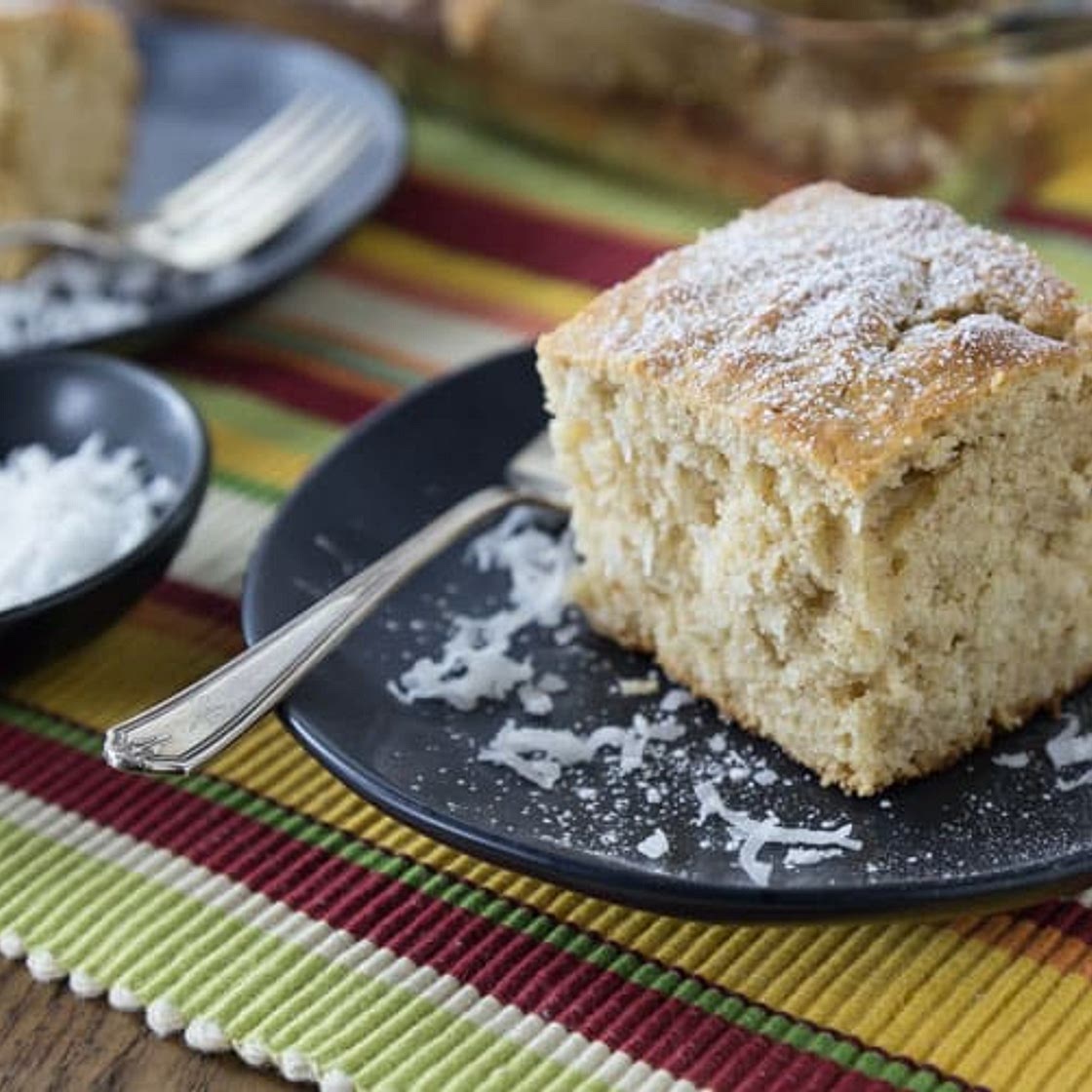 Jamaican Toto - Caribbean Coconut Cake