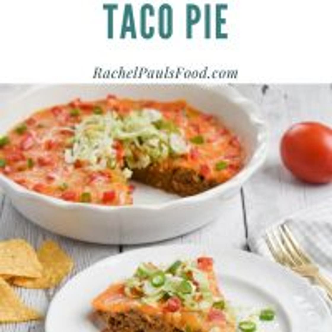 Impossibly Easy Low-FODMAP Turkey Taco Pie; Gluten-free
