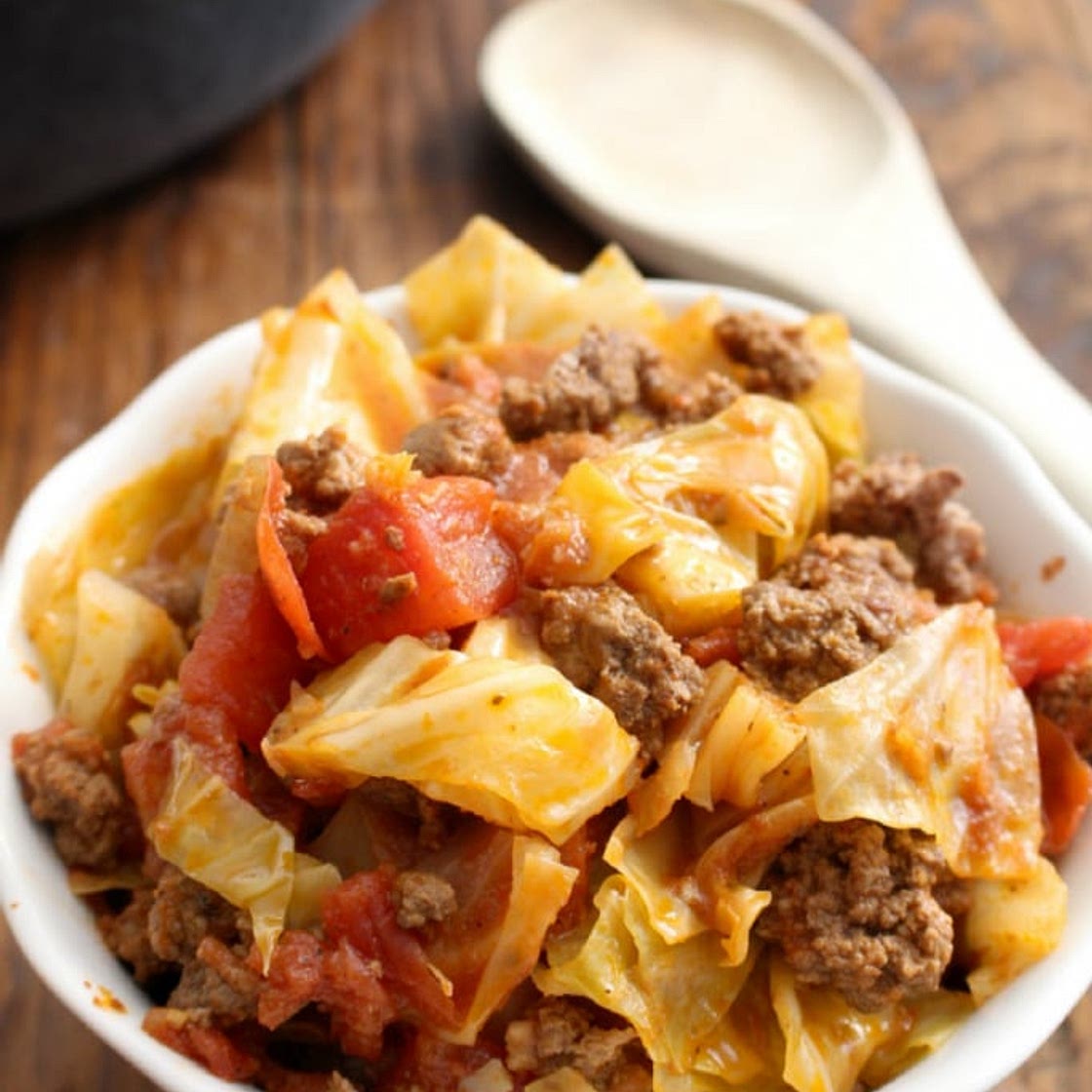 One Pot Unstuffed Cabbage Rolls