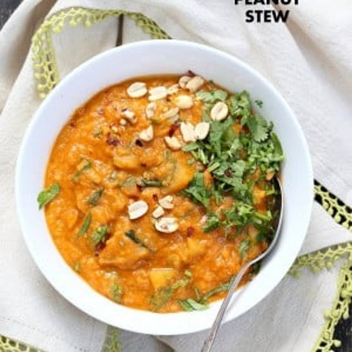 West African Peanut Lentil Soup