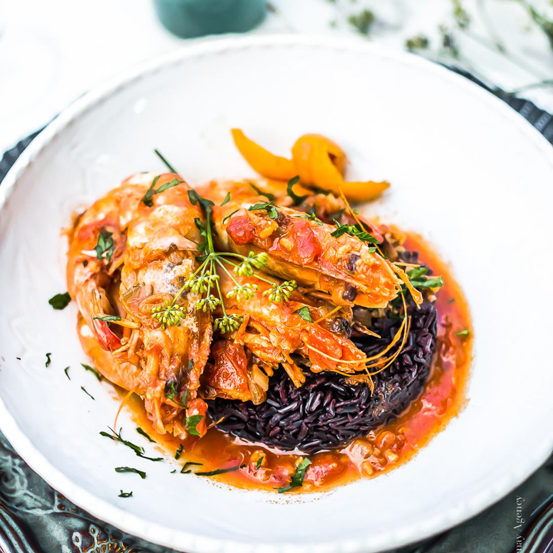 Gambas à l'armoricaine