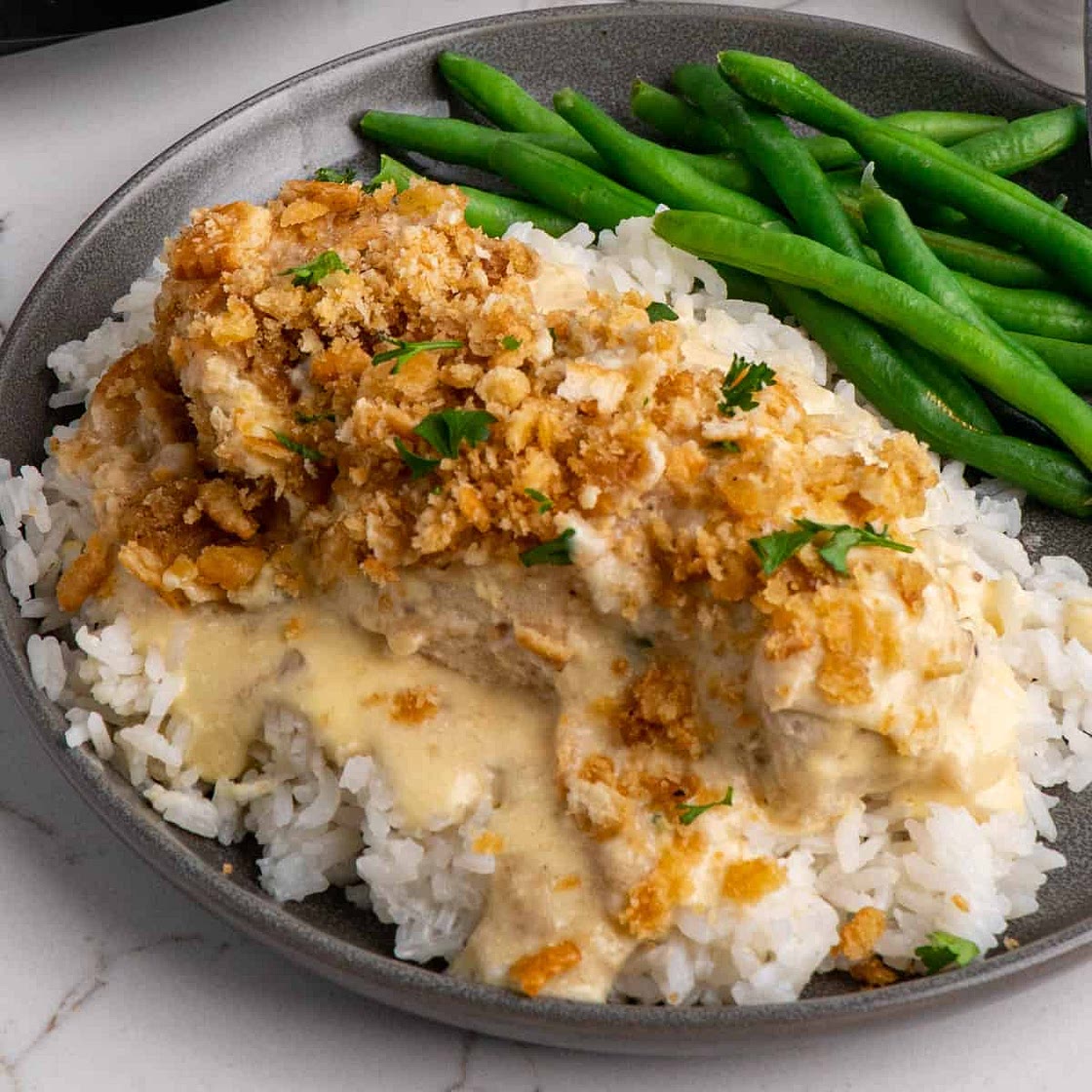 Slow Cooker Ritz Cracker Chicken