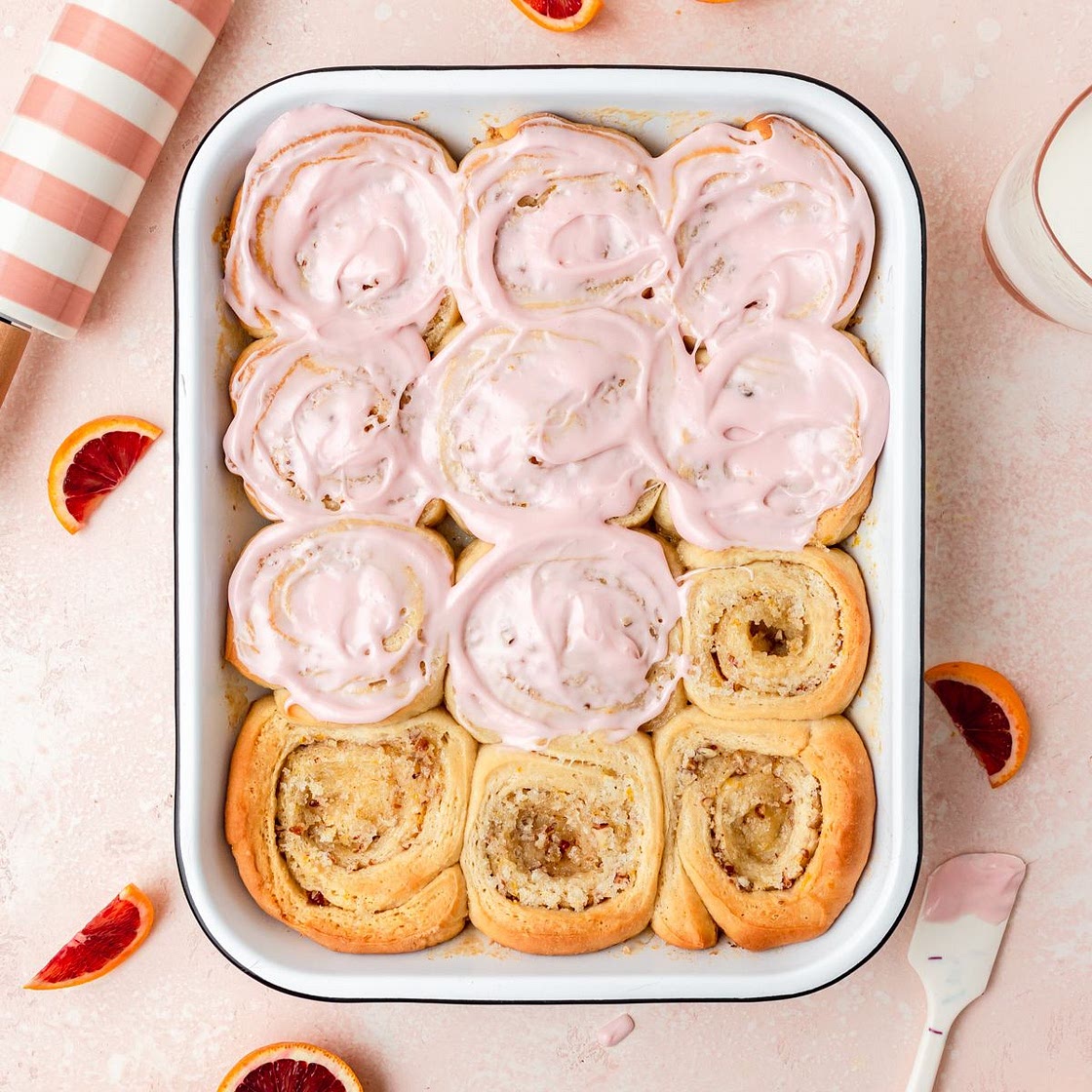 Blood Orange Sweet Rolls