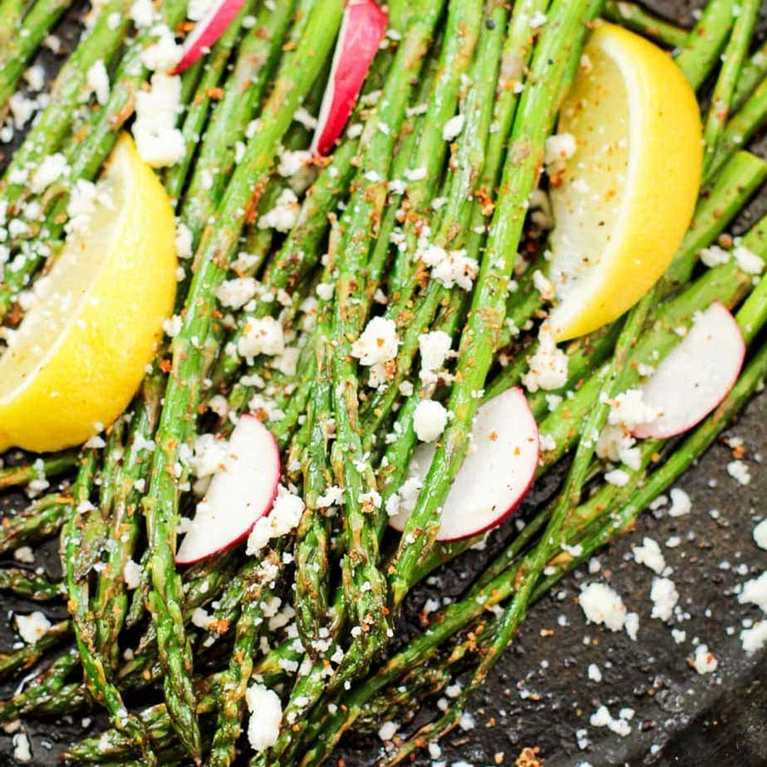 Roasted Asparagus with Tajin Spice