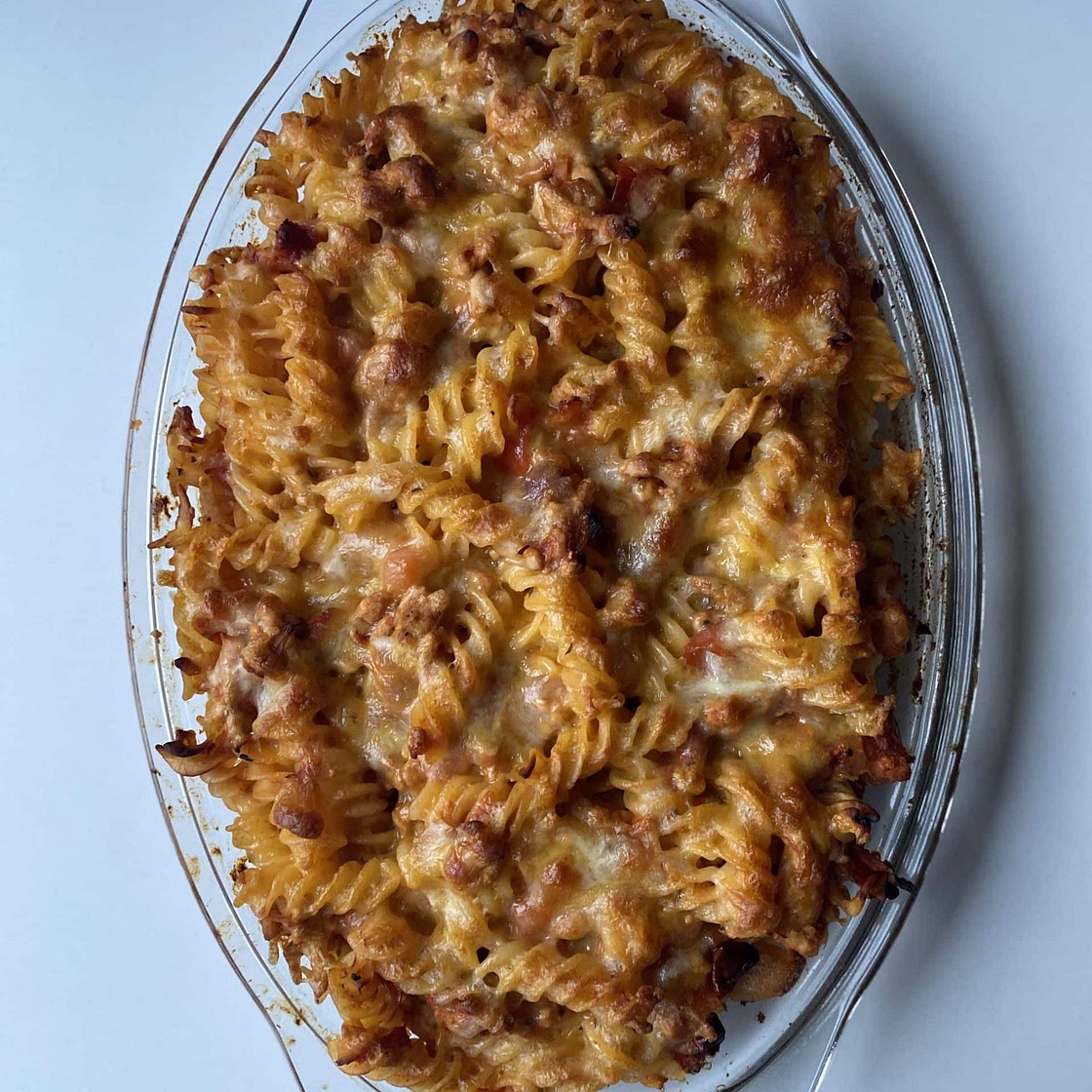 Turkey Bolognese Pasta Bake