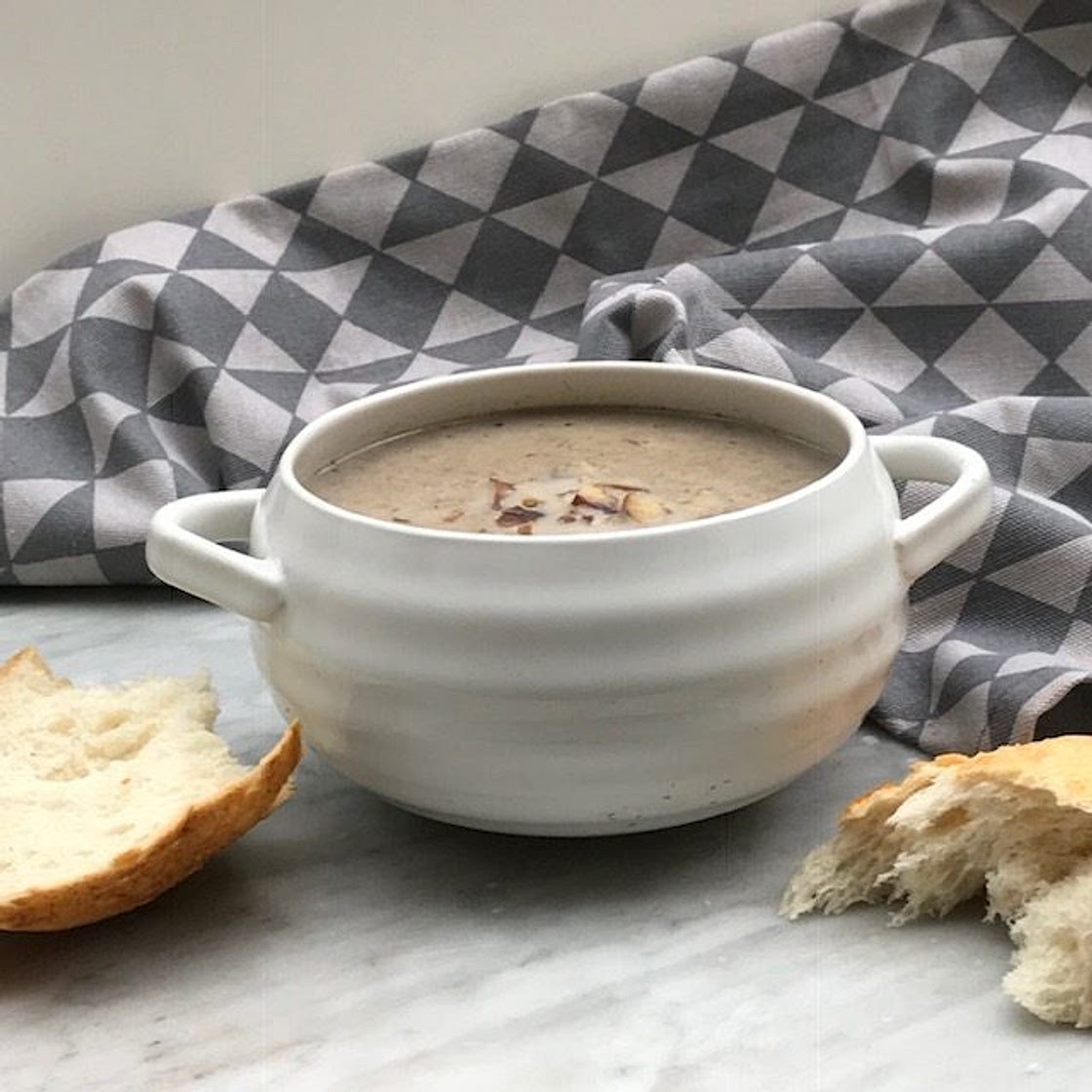 Mushroom and Chestnut Soup