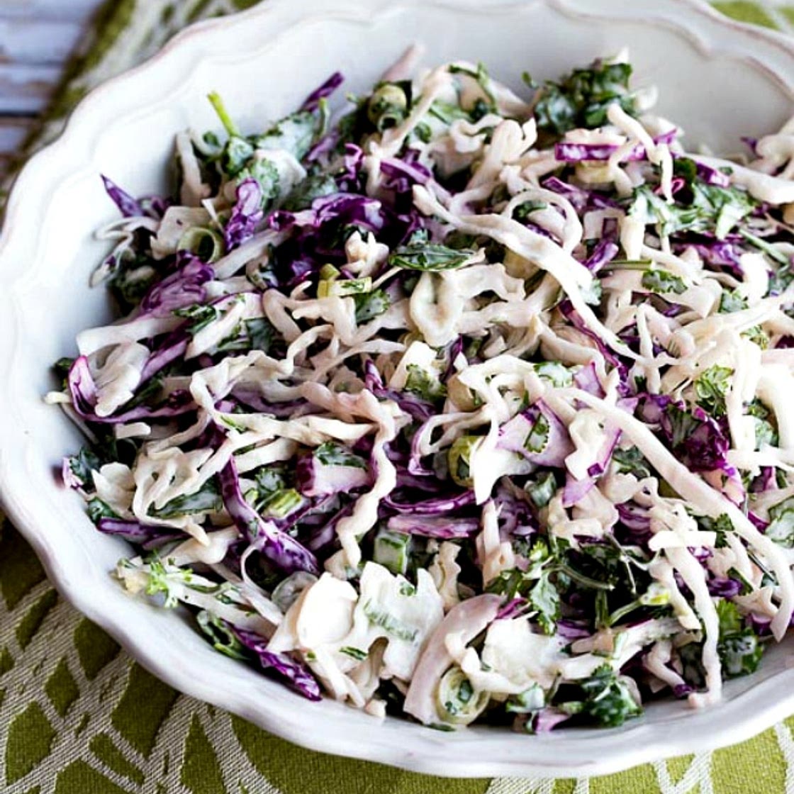 Spicy Mexican Slaw with Lime and Cilantro