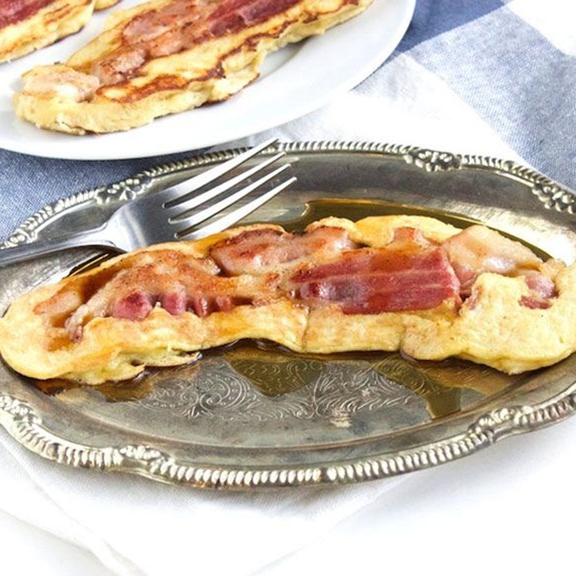 Coconut Flour Bacon Pancakes
