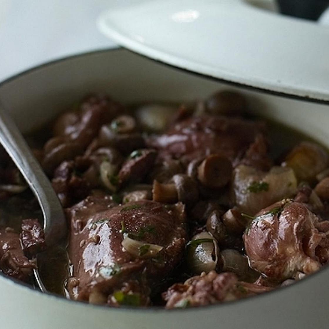 James Martin's coq au vin