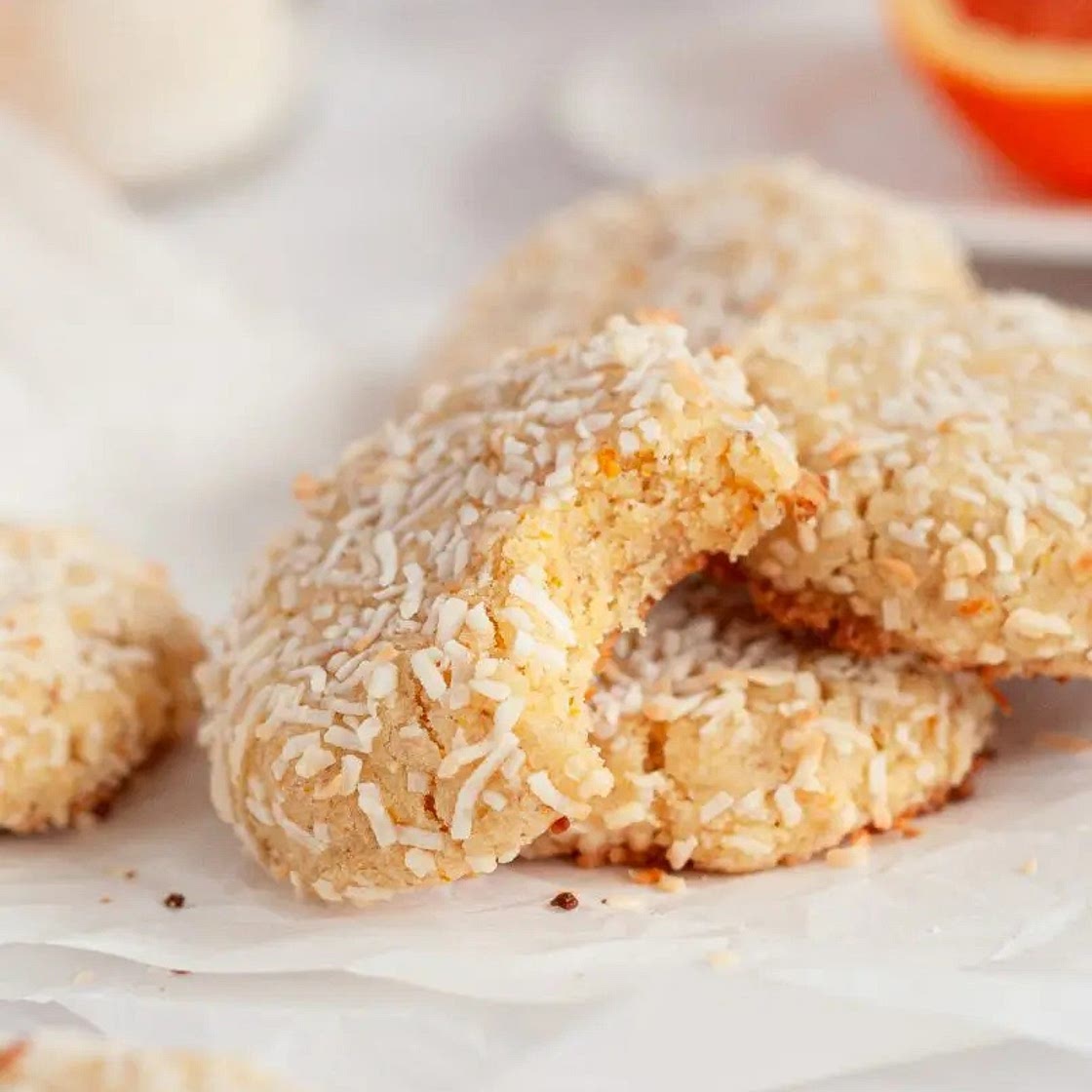 Coconut Orange Cookies (Vegan & Gluten-Free)