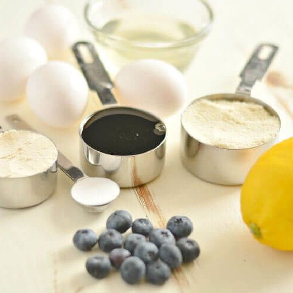 Coconut Flour Blueberry Lemon Bread