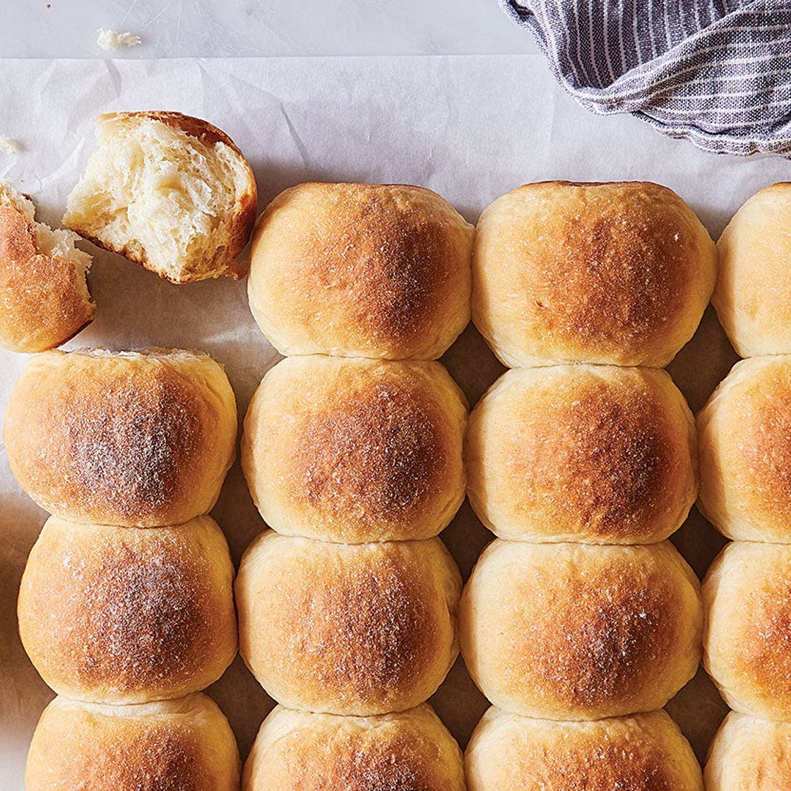 Soft White Dinner Rolls