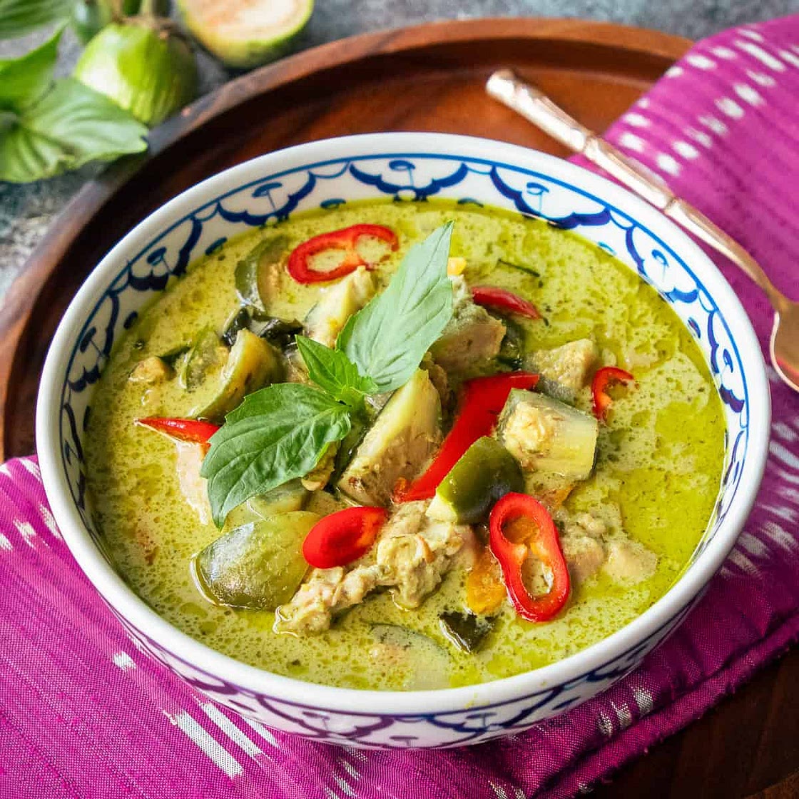 Authentic Thai Green Curry Chicken