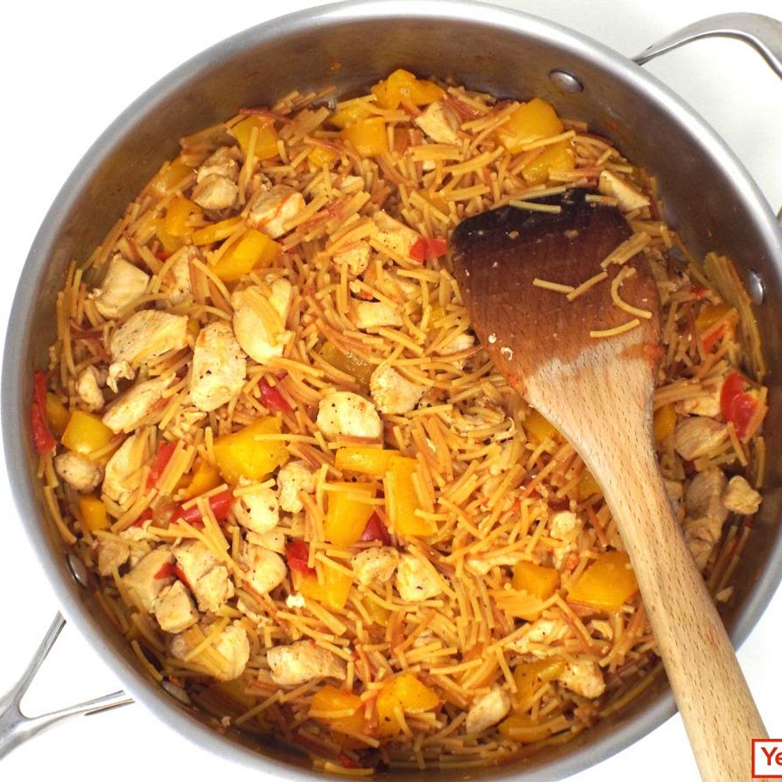 Catalan Chicken Fideua