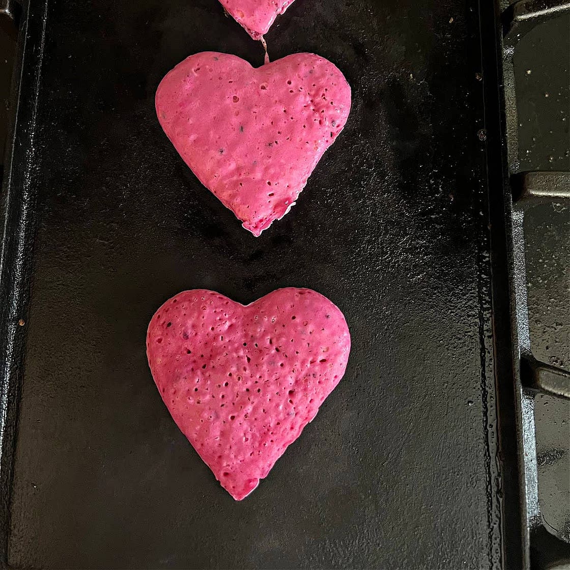 Dragon Fruit Pancakes