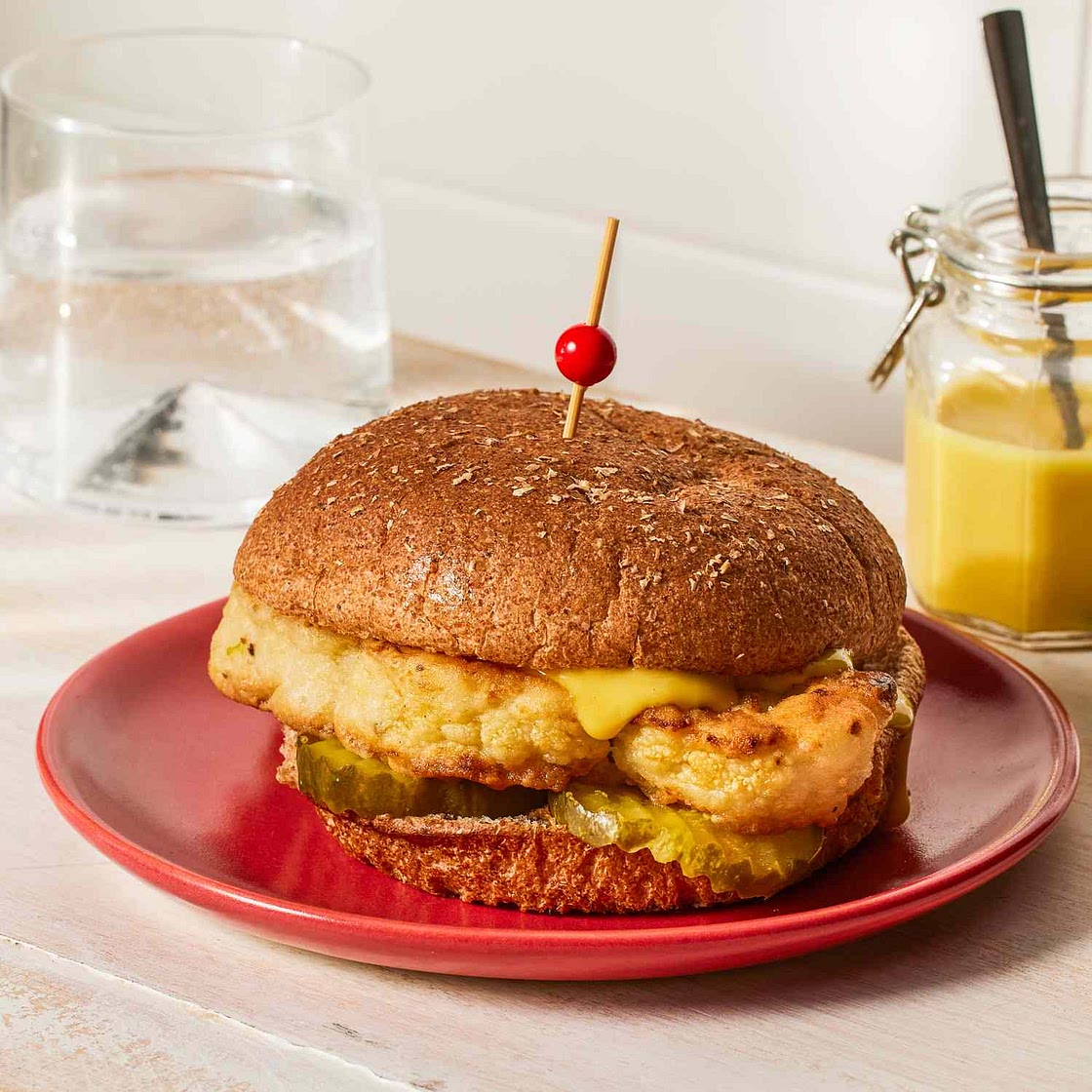 Copycat Chick-fil-A Fried Cauliflower Sandwich
