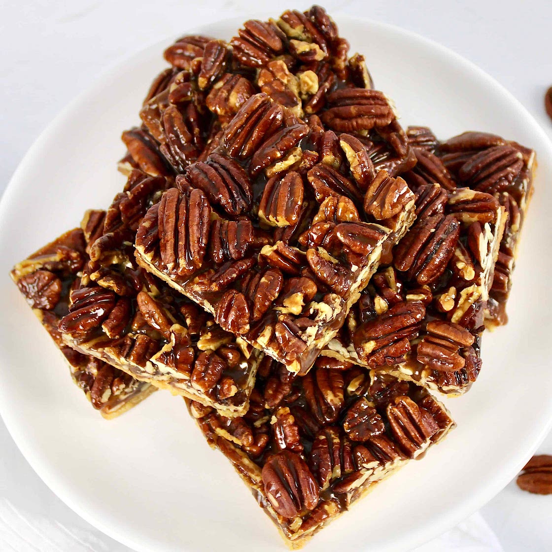 Keto Pecan Pie Bars