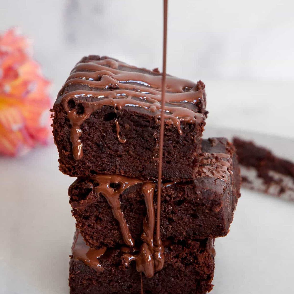 Flourless Pumpkin Brownies