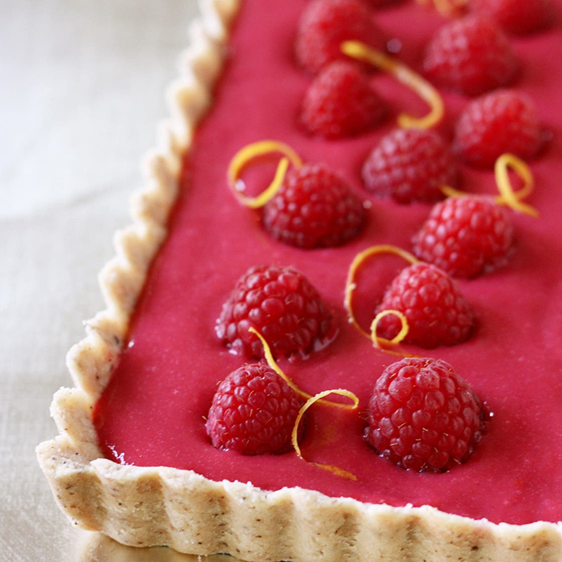 Raspberry Curd Tart