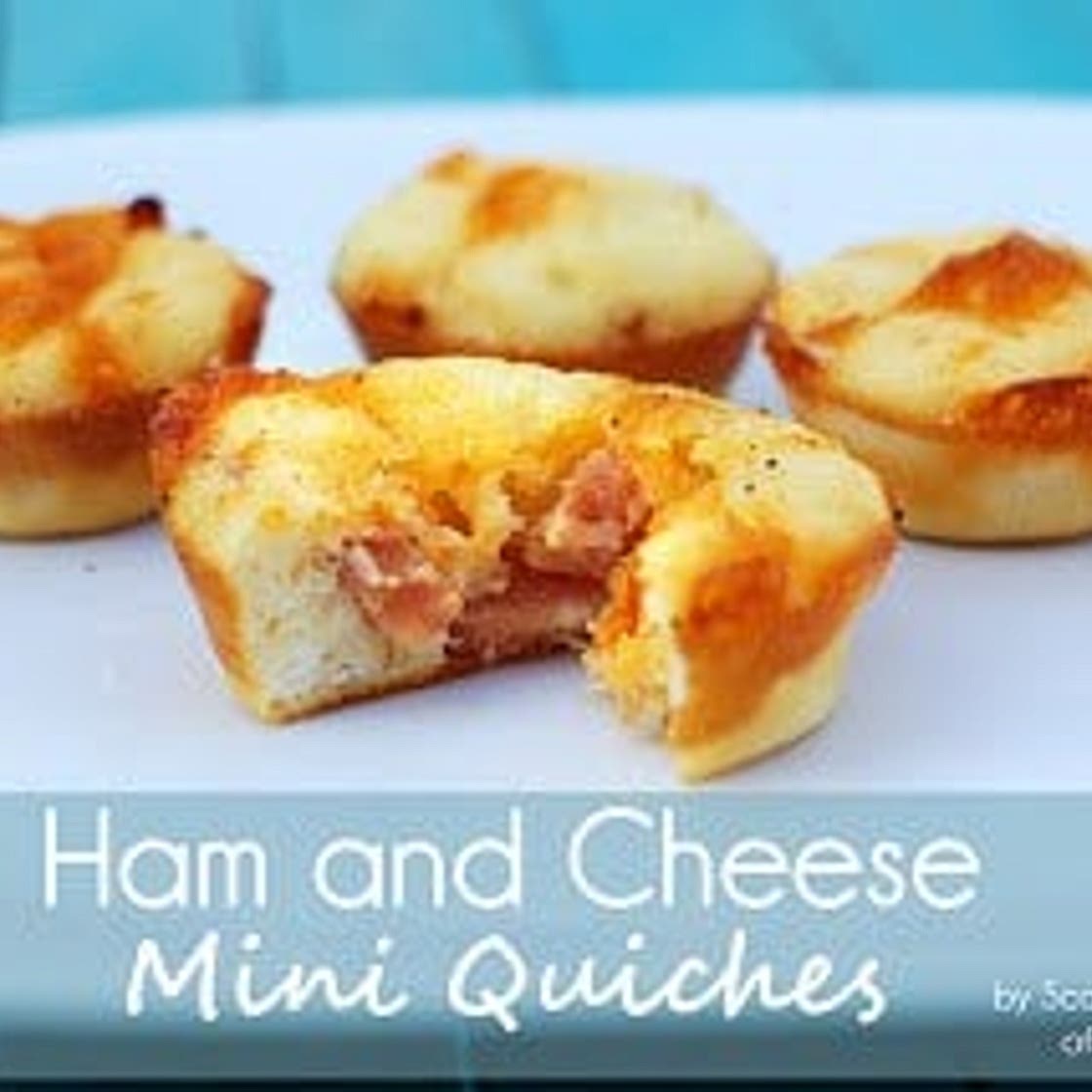 Ham and Cheese Mini Quiches