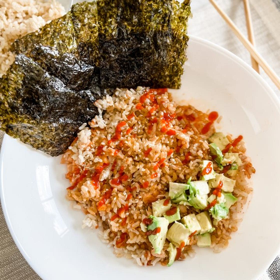 Viral TikTok Salmon and Rice Bowl