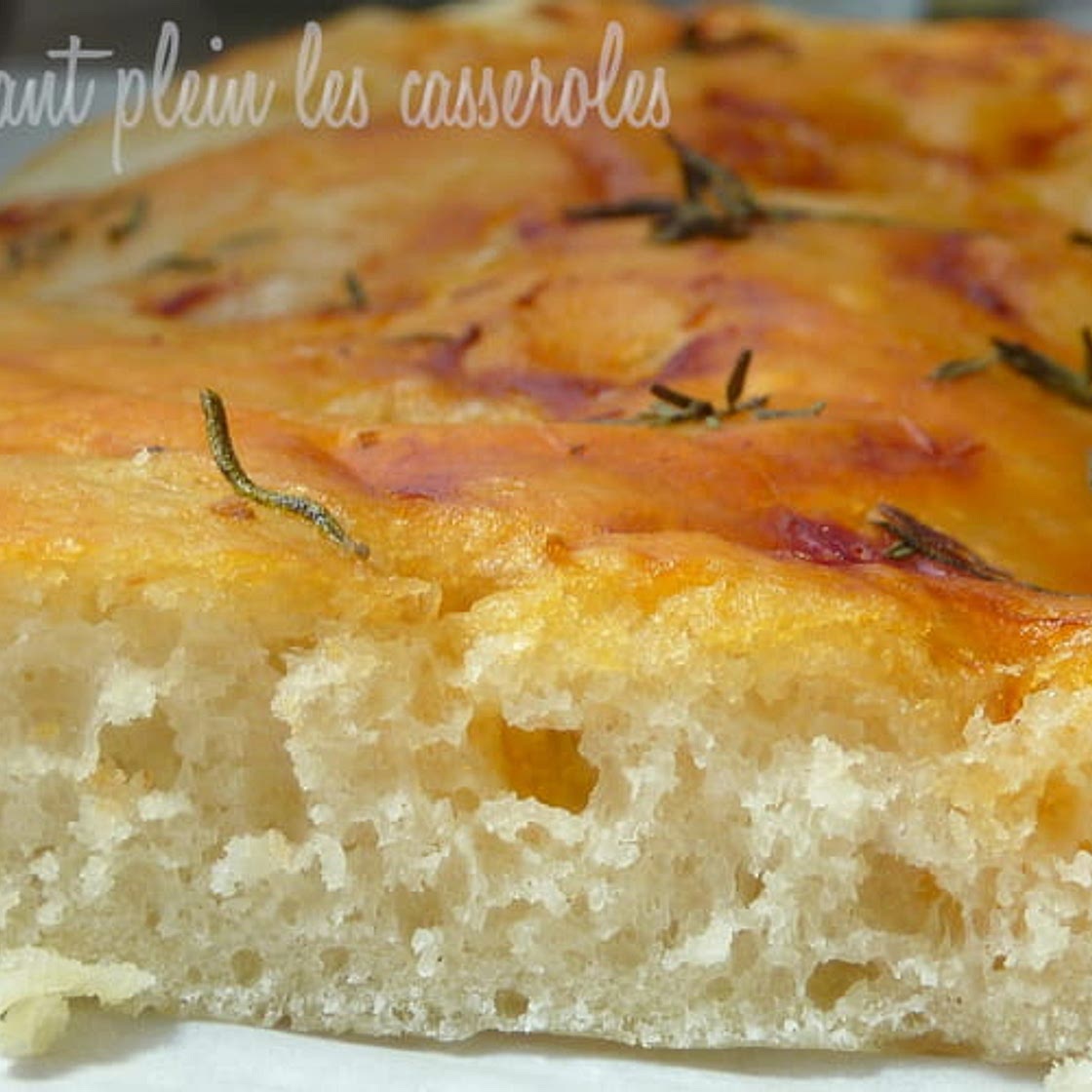Focaccia maison moelleuse