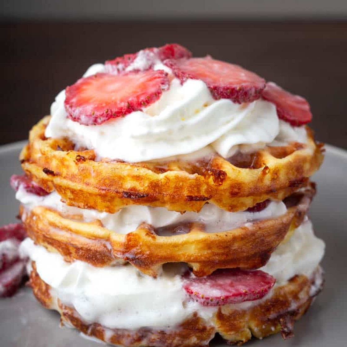Strawberry Shortcake Chaffle