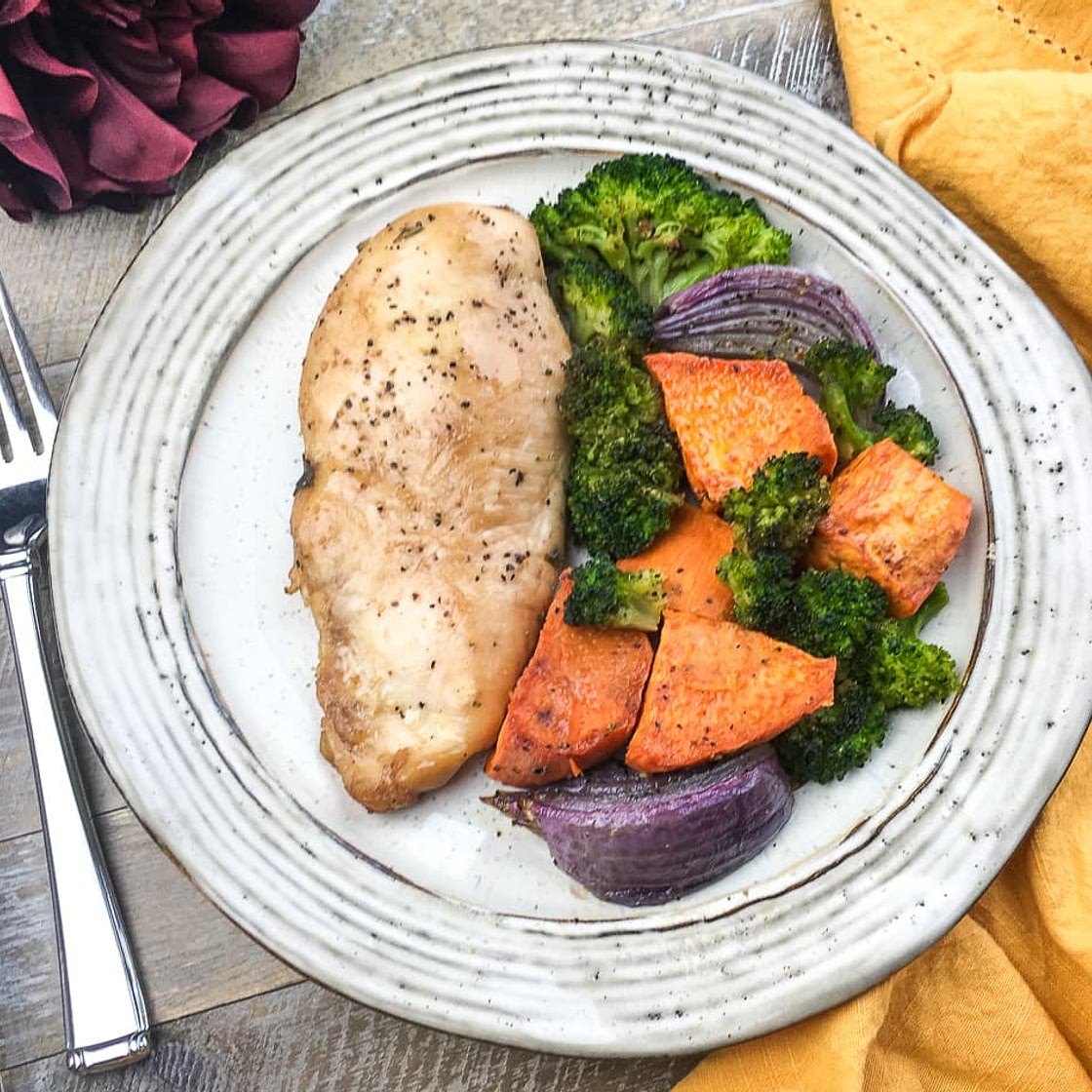 Balsamic Chicken Breasts Recipe: Made in a Sheet Pan and So Easy!