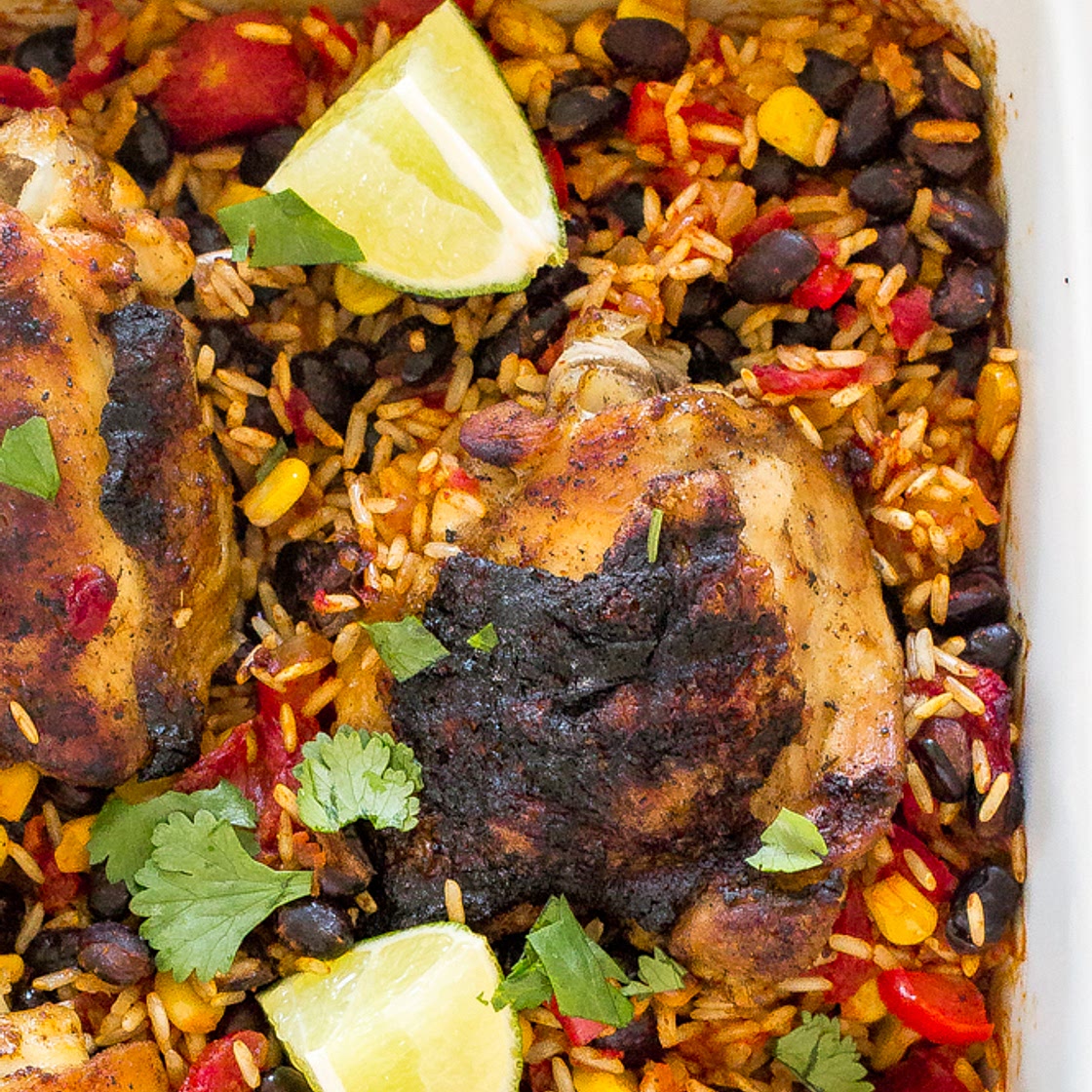 Mexican Chicken Rice Bake