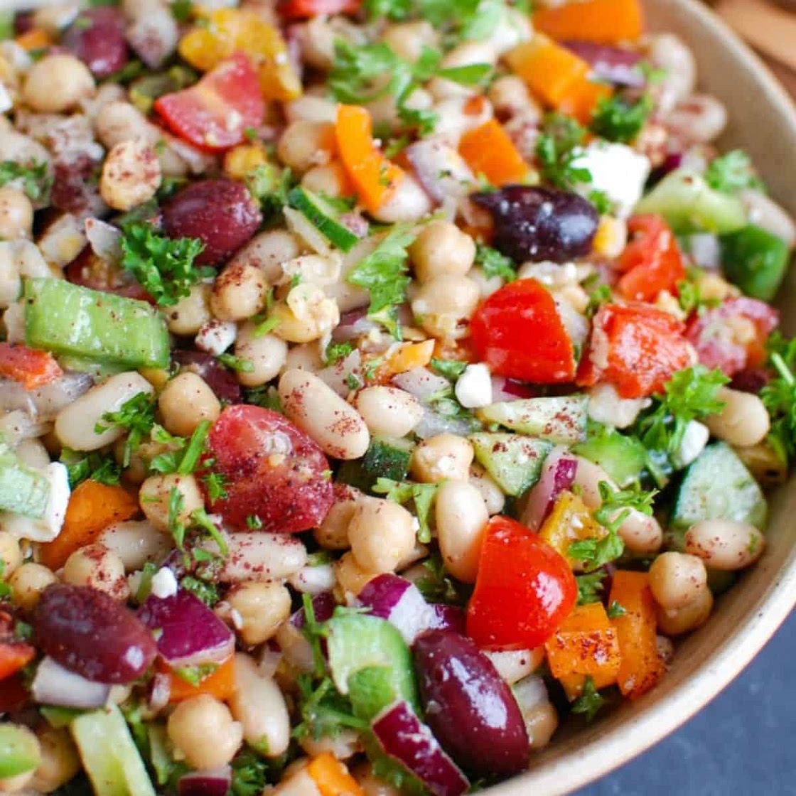Mediterranean Bean Salad