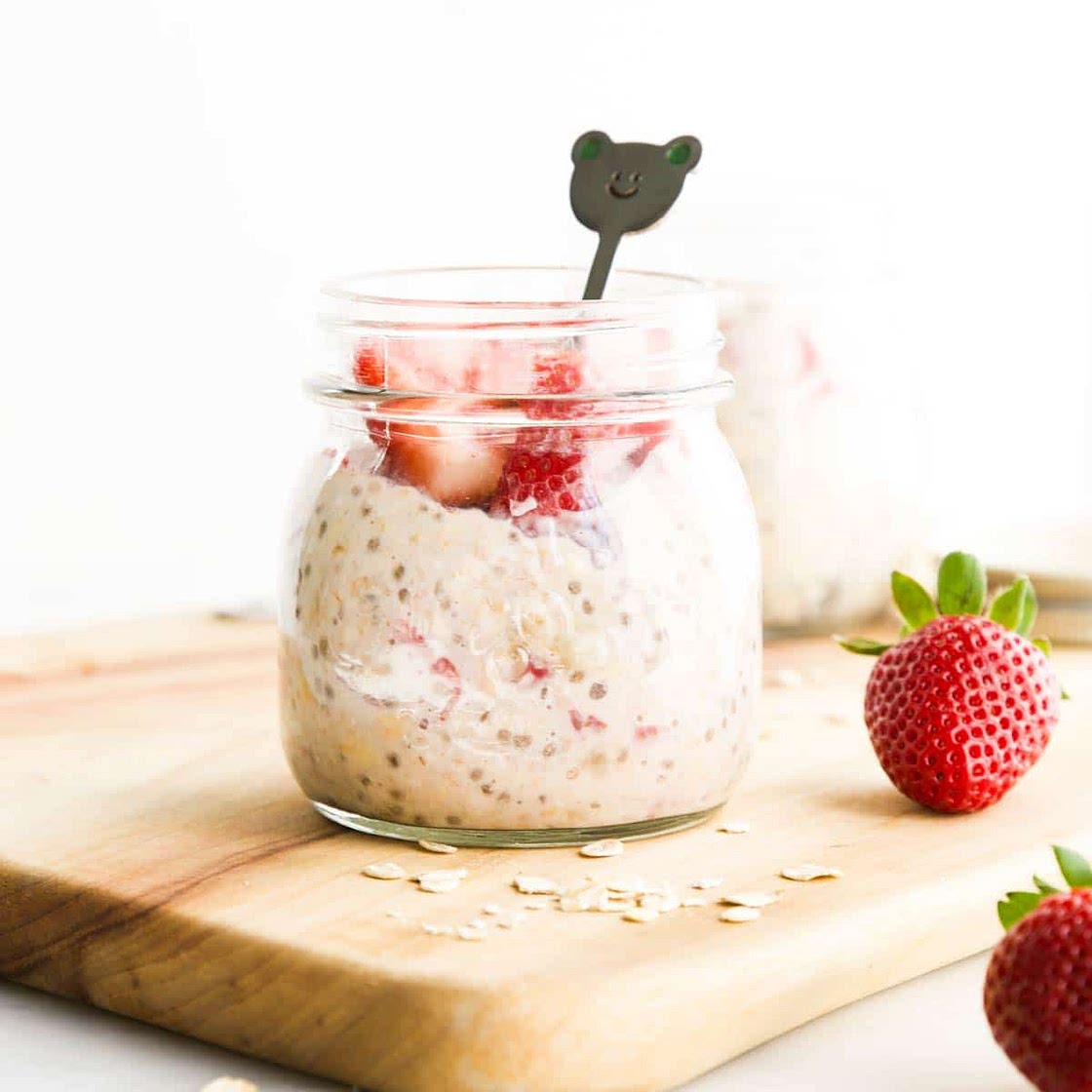 Strawberry Overnight Oats