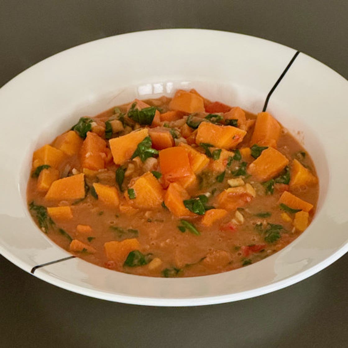 plant-based West African peanut stew