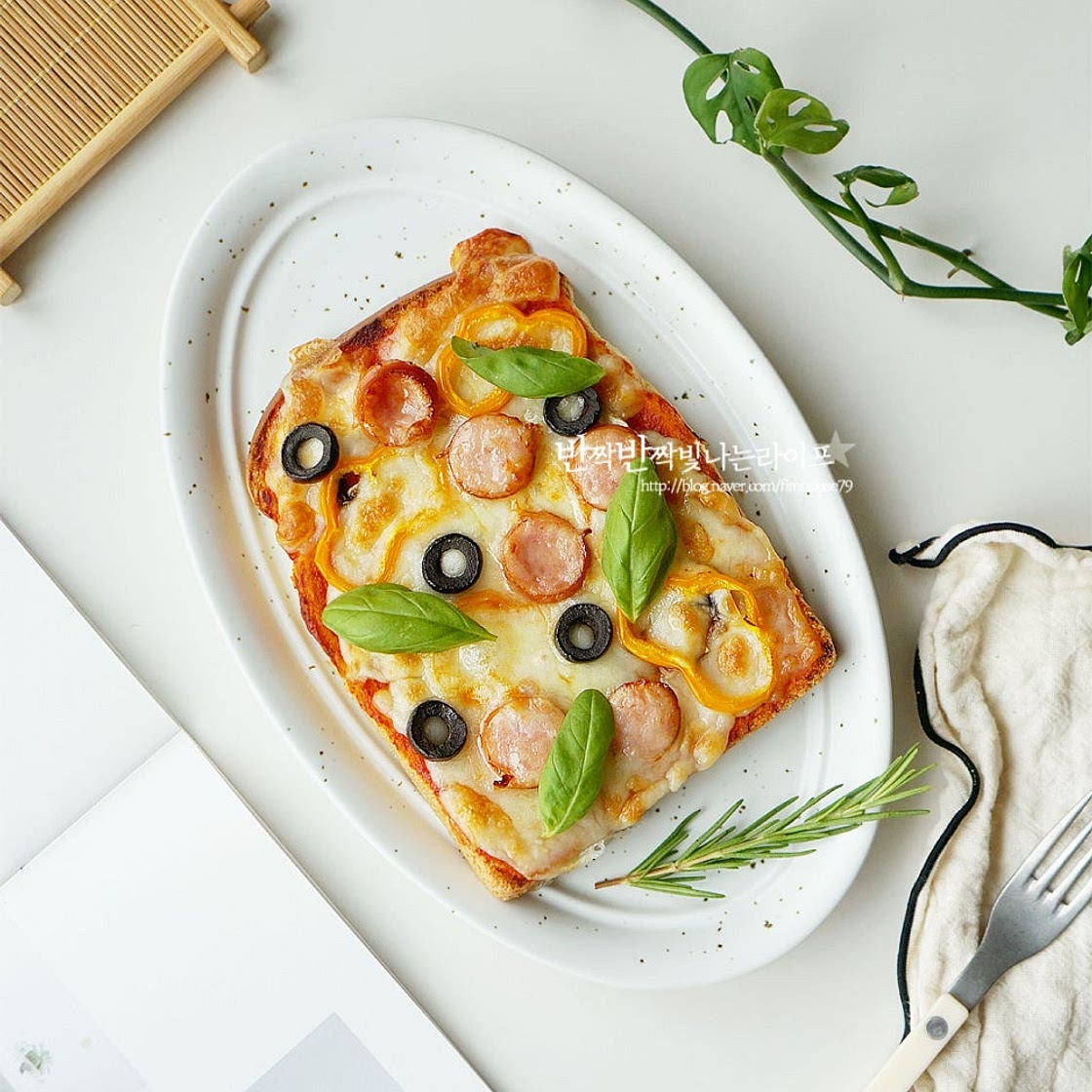 에어프라이어 식빵 요리 식빵피자 만들기 피자 식빵 피자빵 만들기 피자토스트