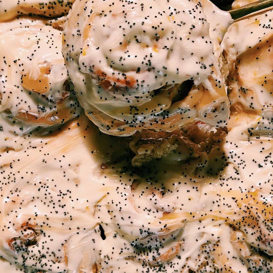 Lemon Poppyseed Sticky Buns- The BEST Lemon Rolls