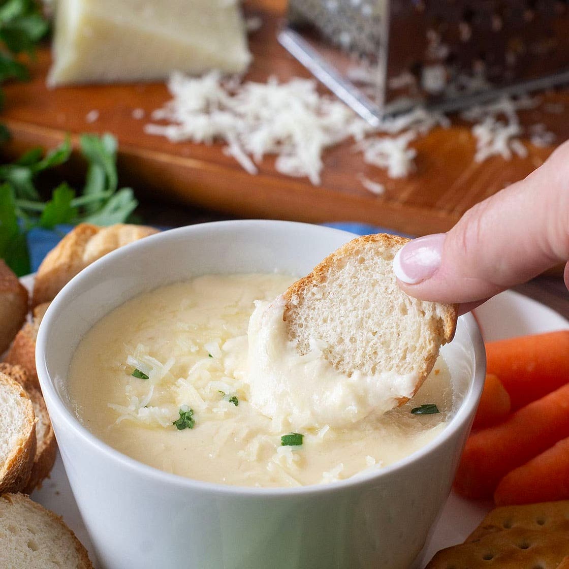 Garlic Parmesan Cream Cheese Dip Recipe