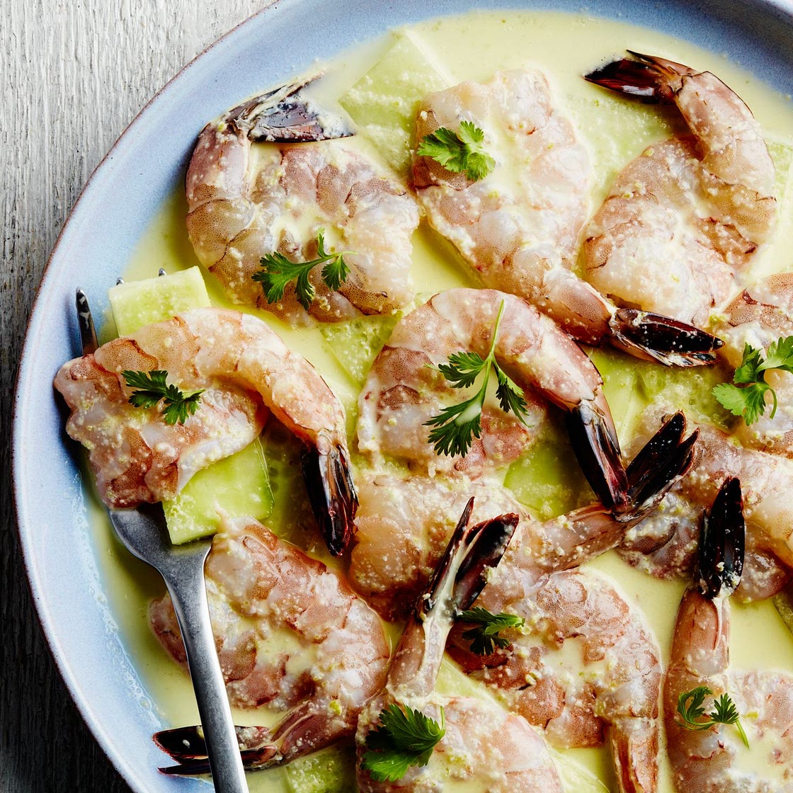 Aguachile de Camarón (Shrimp Cooked in Lime and Chile)