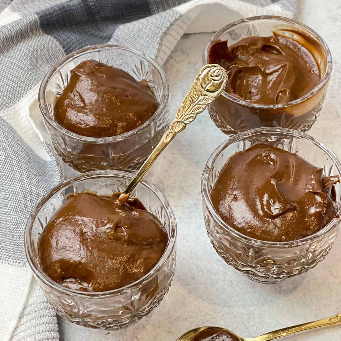 Chocolate Coffee Avocado Pudding