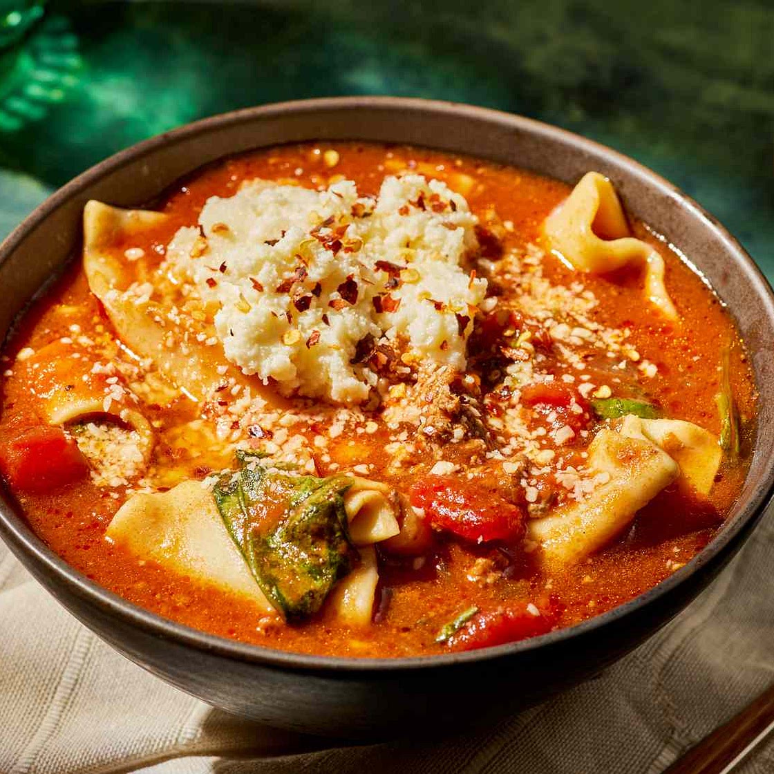 Crockpot Lasagna Soup