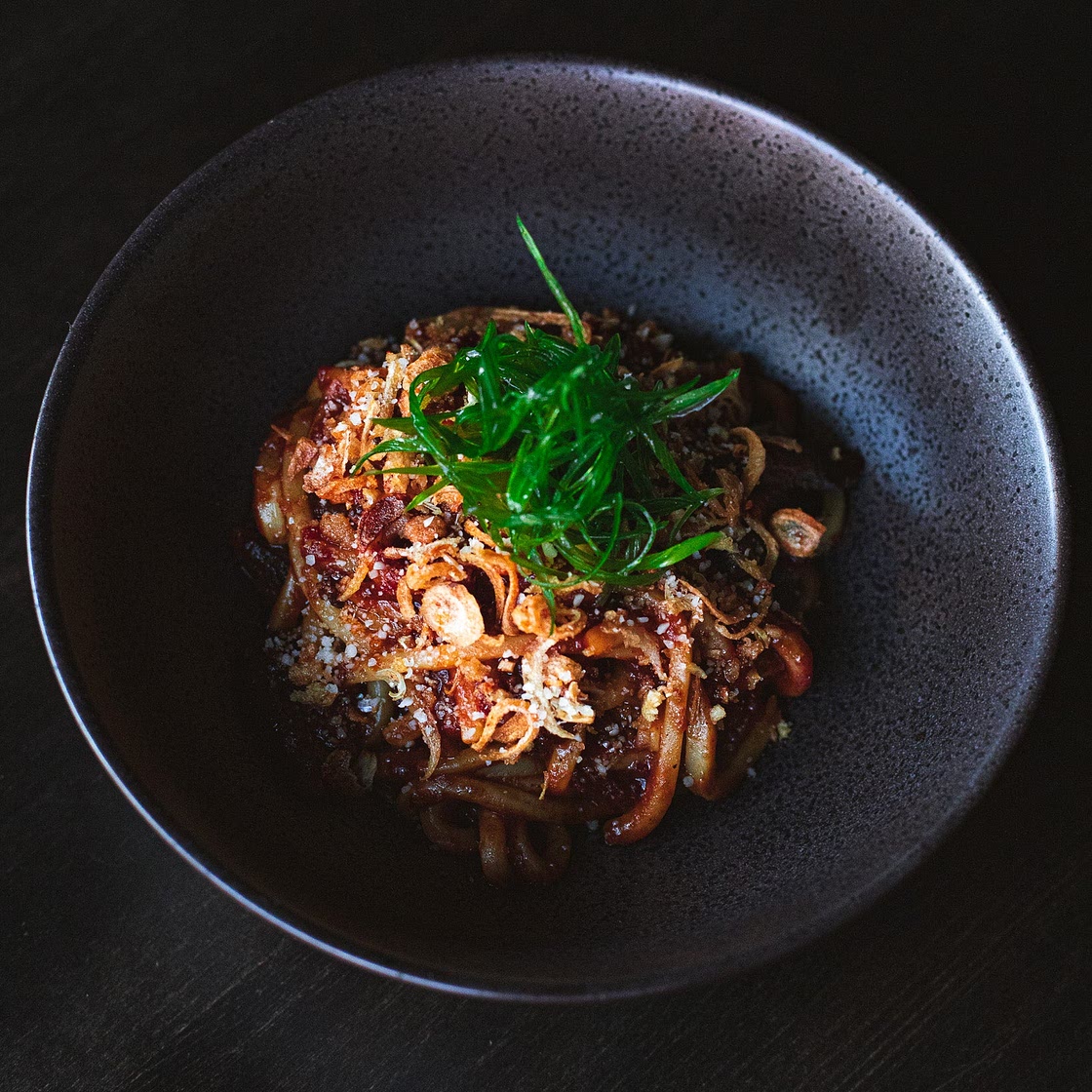 Udon all'Amatriciana