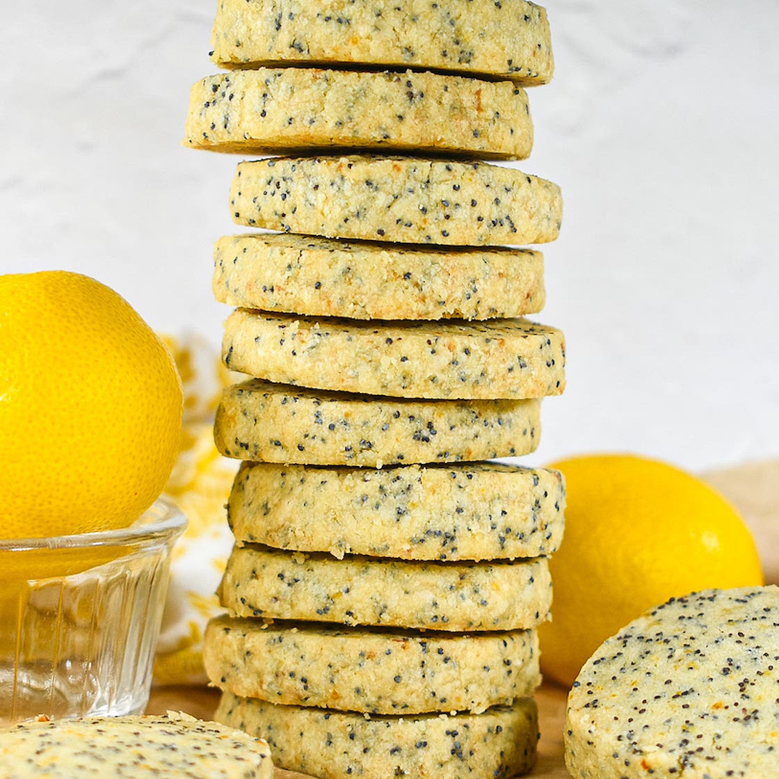 Lemon Shortbread Recipe (Lemon Poppyseed Shortbread)