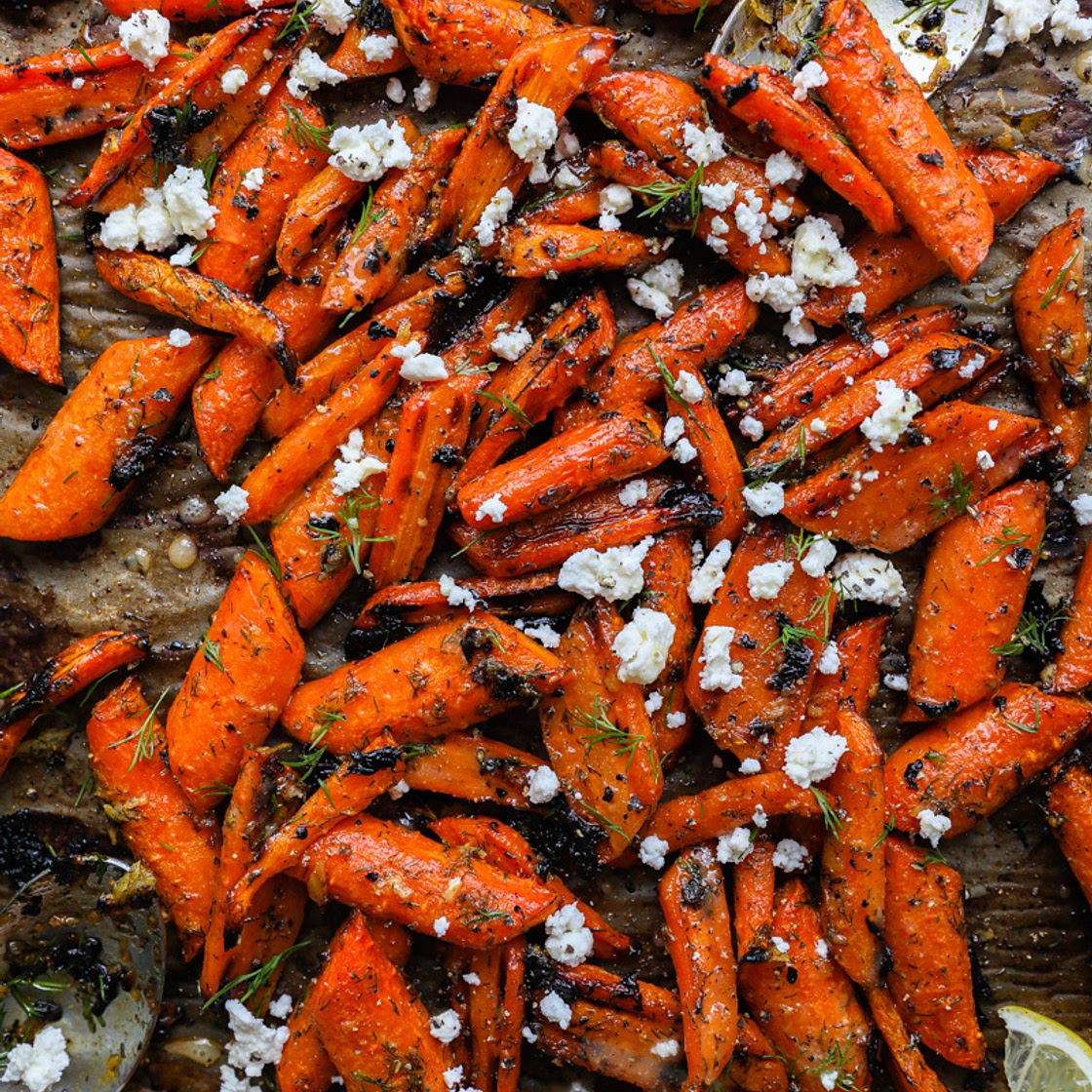 Lemon Dijon Roasted Carrots