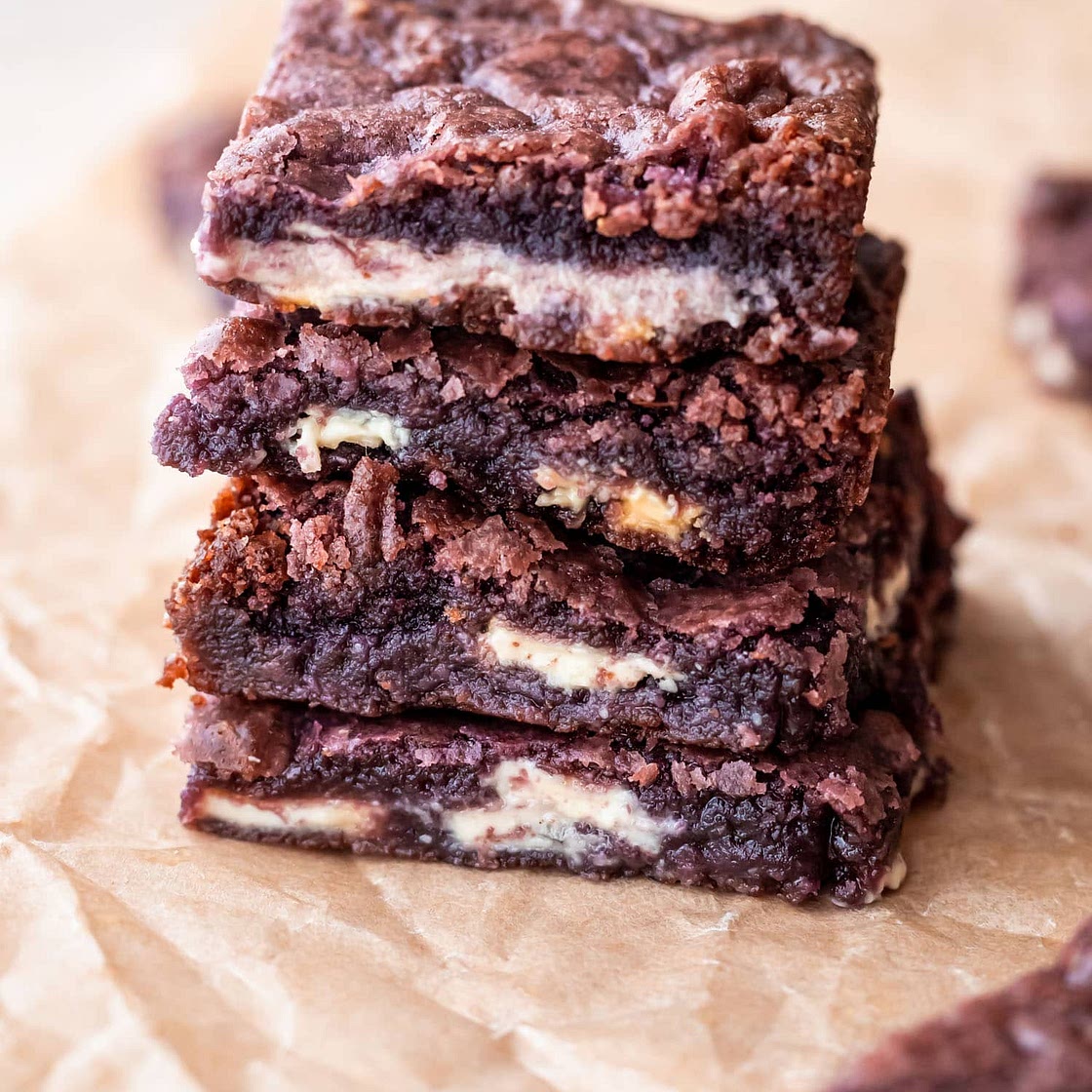 Soft and Fudgy Ube Blondies