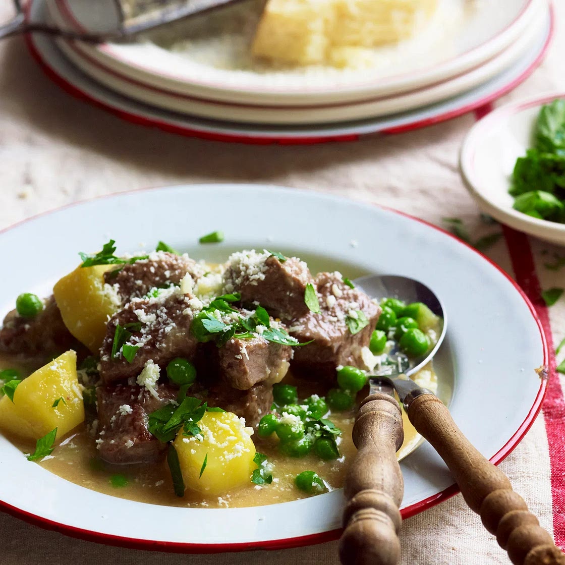 White wine and lamb one pot