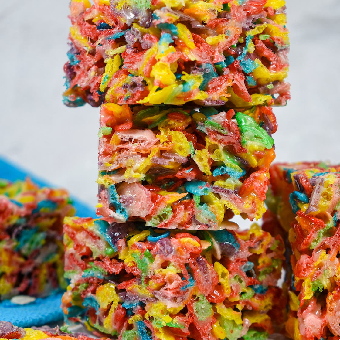 Fruity Pebbles Rice Krispie Treats