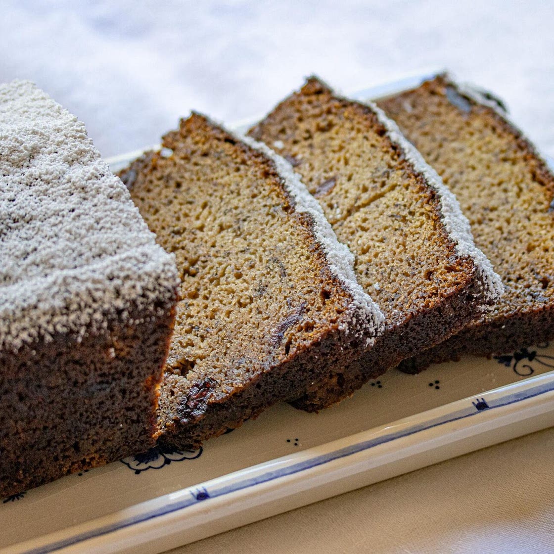Banana Bread with Cranberries and Chocolate Chips