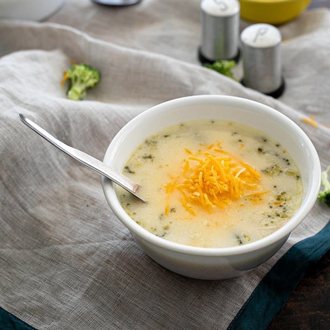 Instant Pot Keto Chicken Soup with Broccoli