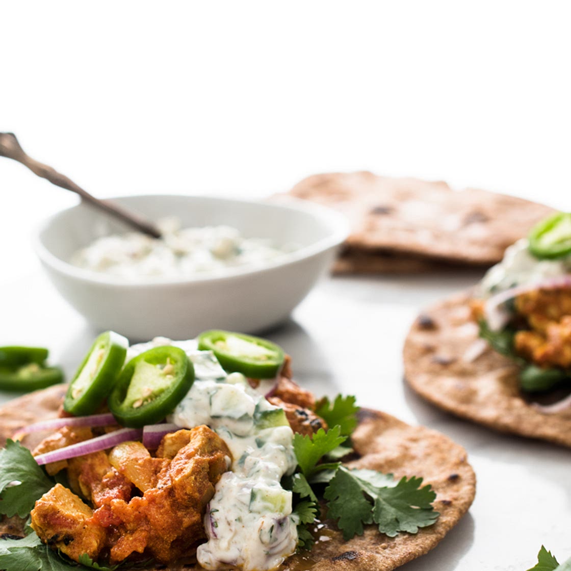 Chicken Tikka Tacos